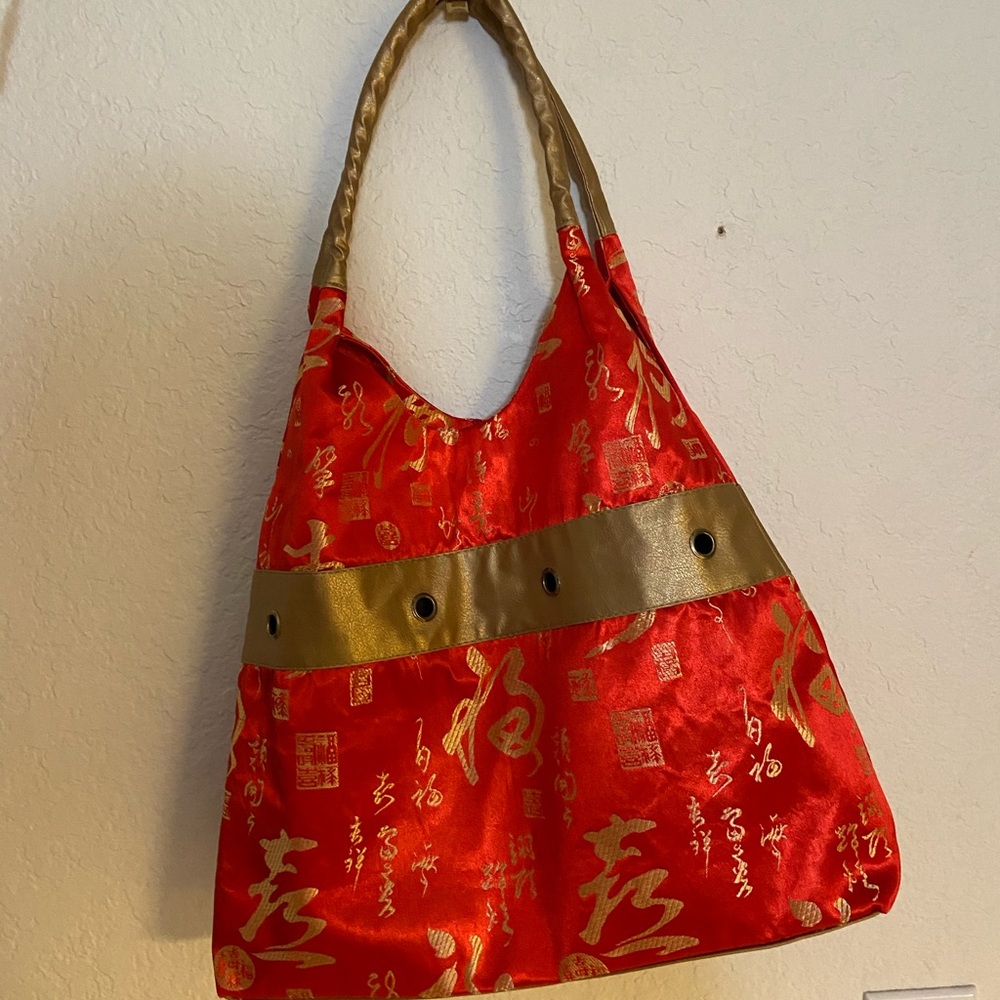 Red authentic purse